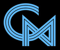 Convergent media logo closeup